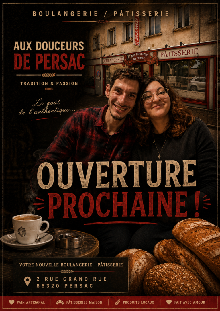 Ouverture prochaine de la Boulangerie de Persac